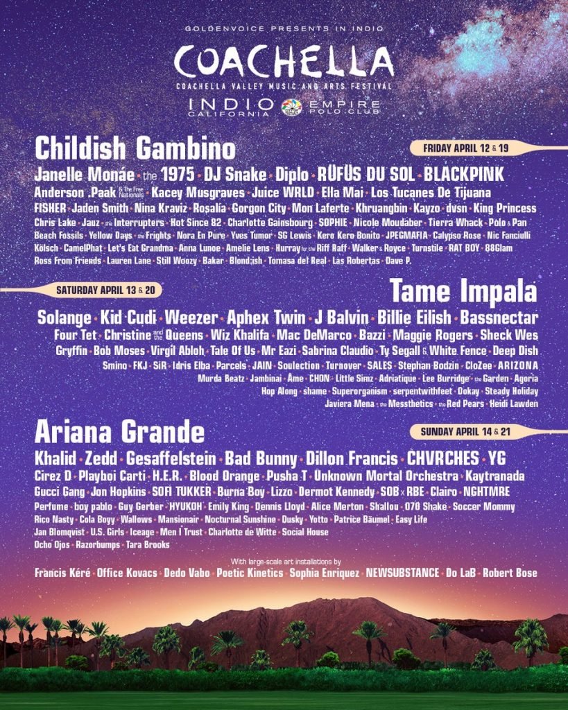 Check Out Coachella 2019 Lineup JuiceWithJulezz Power 98.3